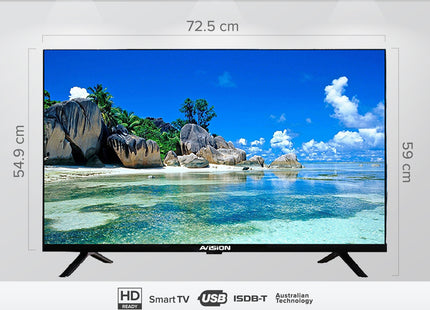 Avision 32 Inch Frameless Smart Digital HD LED TV 32HL80C