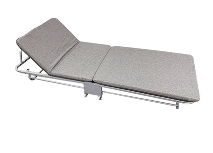 Blakely 2 Section Folding Bed (Silver)