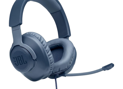 JBL Quantum 100 Blue Wired Over-Ear Gaming Headset