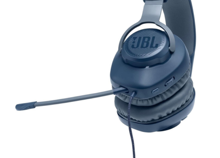 JBL Quantum 100 Blue Wired Over-Ear Gaming Headset