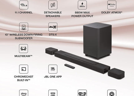 JBL BAR 1000 Pro Channel Soundbar