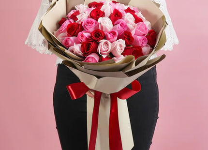 50 roses - Strawberry Kisses (Valentine)