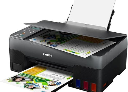 Canon PIXMA G3420 4467C009 Multifunction Wireless Colour 3-In-1 Refillable MegaTank Printer, Black