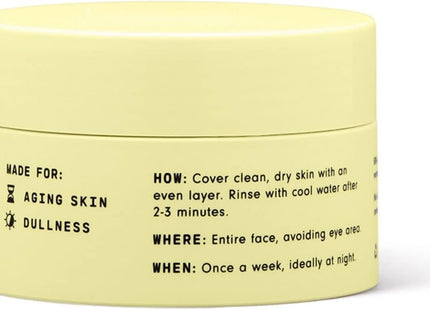 Versed Doctor’s Visit Instant Resurfacing Face Mask - AHA, BHA and Enzyme Exfoliating Mask Helps Reduce Hyperpigmentation - Smooth and Moisturize Skin with Vitamin C - Vegan (1.7 fl oz)