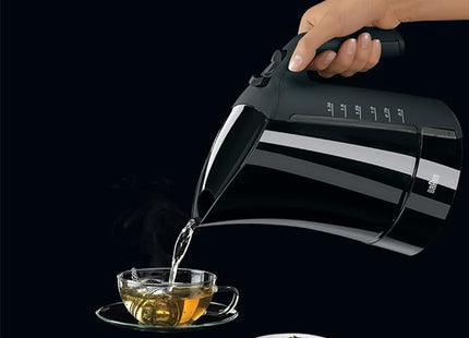Braun WK300 Black Electric Tea Kettle, 1.6 Liter, 220-240 Volts