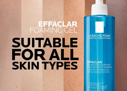 La Roche-Posay Effaclar Purifying Foaming Gel For Oily Sensitive Skin For Unisex - 13.5 Oz Ge