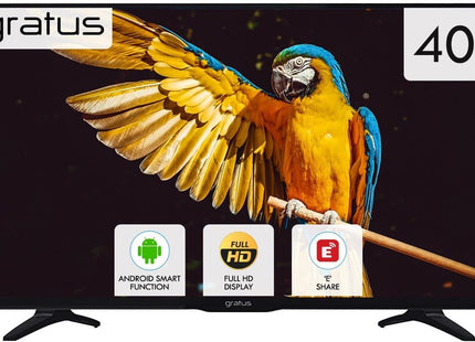 GRATUS Smart LED TV 42 Inches 8.1D x 88.2W x 51H centimeters
