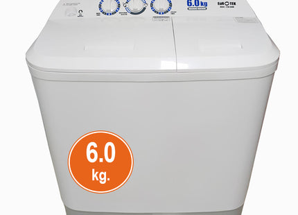 Eurotek ETW-608W 6kg Twin Tub Washing Machine