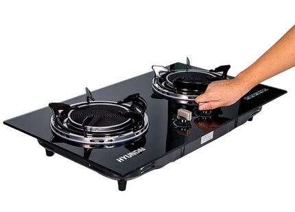 Hyundai Two-Way Gas Stove/ Built-in Hob Tempered Glass HG-A402K