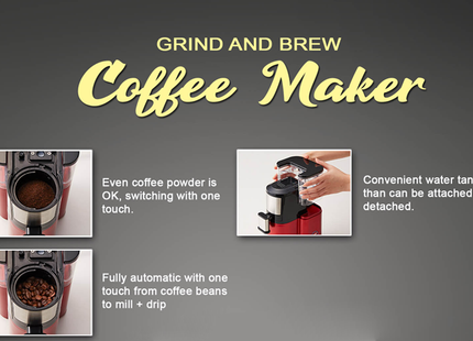 Koizumi KKM-1001R 1-2 cups Coffee Maker