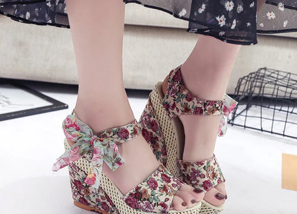 New Arrival Ladies Shoes Women Sandals Summer Open Toe Fish Head Fashion Platform High Heels Wedge Sandals Female Shoes Women