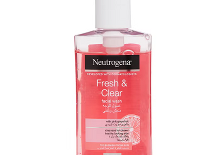 Neutrogena Fresh And Clear Facial Wash With Pink Grapefruit Pink 200ml