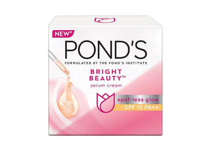 Pond's Bright beauty sport-less glow SPF 15PA++ 35g.