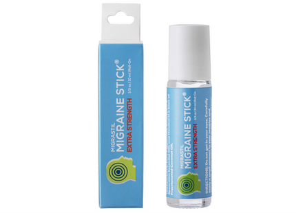 Migrastil Extra Strength Migraine Stick ® Advanced Formula for Migraine & Tension Headache Relief. Strong Aromatherapy Roll On with Menthol and Essential Oils. No Lavender. Made in the USA.
