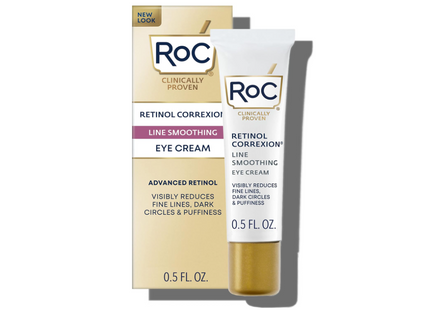 RoC Retinol Correxion Anti-Aging Eye Cream Treatment for Wrinkles, Crows Feet, Dark Circles, and Puffiness.5 fl. oz