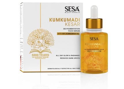 Sesa Ayurvedic Kumkumadi Face Serum with Kesar for De-Pigmentation 30 ml
