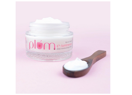 Plum E-Luminence Deep Moisturizing Cream, Ultra-hydrating Moisturizer Face For Normal Dry & Sensitive Skin, Rose, 50 ml