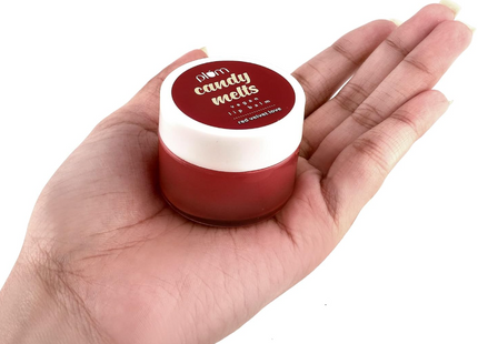 Plum Lip Balm, Candy Melts Vegan Lip Balm | Red Velvet Love | With Natural UV Protection, Ultra Moisturization & Added Shine for Lips | 100% Cruelty Free