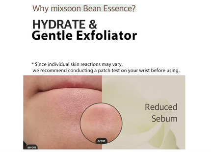 mixsoon [Mixsoon] Bean Essence 1.69 fl oz / 50ml | Natural fermented soybean serum for moisturization and skin nourishment | Cruelty Free