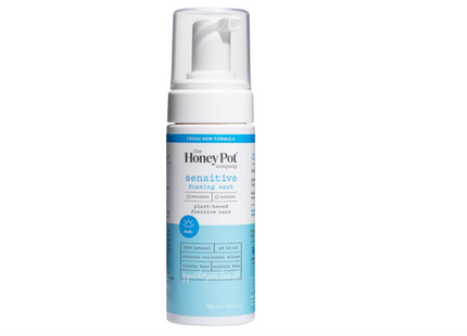 The Honey Pot PH Balanced Plant Based Herbal Infused Feminine Hygiene Natural Wash for Sensitive Skin Types (5.69fl. oz)