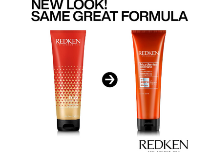 Redken Frizz Dismiss Rebel Tame, Heat Protection Smoothing Cream, Babassu Oil, 250 Ml