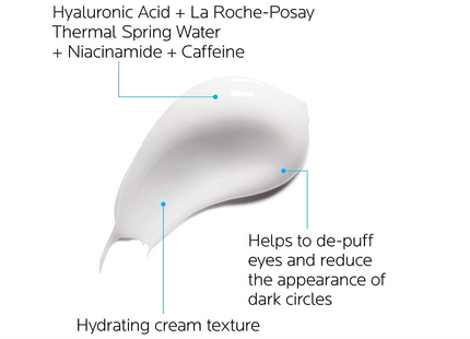 La Roche Posay Hydraphase Intense Eyes, 0.5 Fl oz