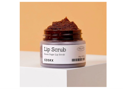 COSRX Full Fit Honey Sugar Lip Scrub 0.67 fl.oz / 20g | Soft and Smooth | Exfoliate, Condition, and Moisturize |