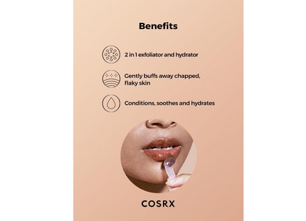 COSRX Full Fit Honey Sugar Lip Scrub 0.67 fl.oz / 20g | Soft and Smooth | Exfoliate, Condition, and Moisturize |