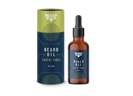 Beardhood Earthy Tones Beard Oil (30ml) & Beard Growth Wash (100ml)