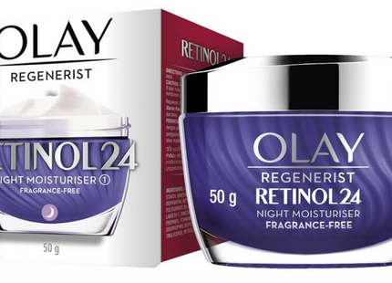 Olay Night Cream: Regenerist Retinol 24 Moisturiser, 50G