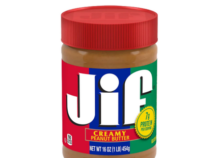 Jif Omega -3 Creamy Peanut Butter 12x454gm