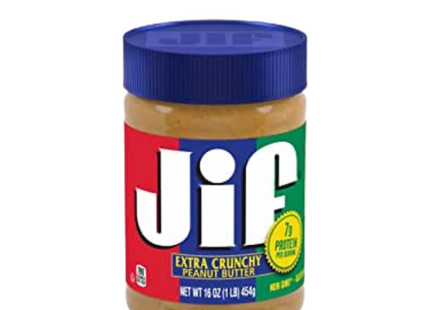 Jif Peanut Butter Crunchy 12x454gm