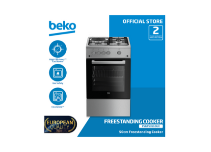 Beko FSM66100GX 60cm Electric Cooking Range