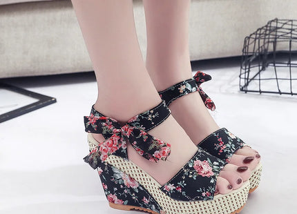 New Arrival Ladies Shoes Women Sandals Summer Open Toe Fish Head Fashion Platform High Heels Wedge Sandals Female Shoes Women