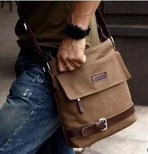 Tilorraine new 2022 the contracted Men's leisure bag shoulder bag with travel canvas material  men crossbody bags messenger bag