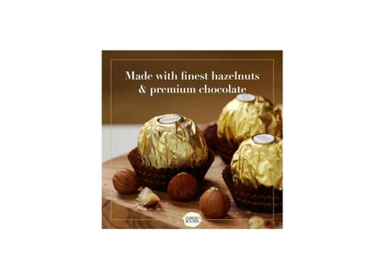 Ferrero Rocher Crunchy Hazelnuts Milk Chocolate 24 Pieces 300g