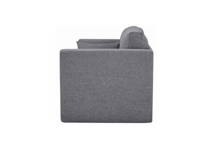 BARKER SOFABED WITH PILLOWS (DARK GRAY)