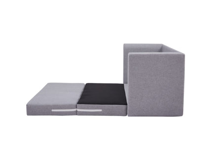 BARKER SOFABED WITH POCKETS (LIGHT GRAY)