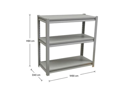 Magnus 3 Tier Adjustable Metal Rack