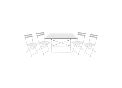 Ansel Outdoor Square 4 Seater Dining Set