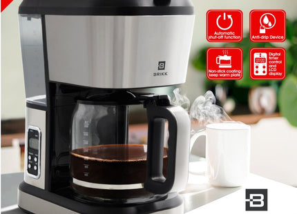 Brikk BFCM-278SS 1.8 Liter Coffee Maker