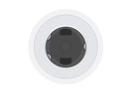 Apple Lightning to 3.5mm Headphone Jack Adapter, White, MMX62ZM/A - (White)