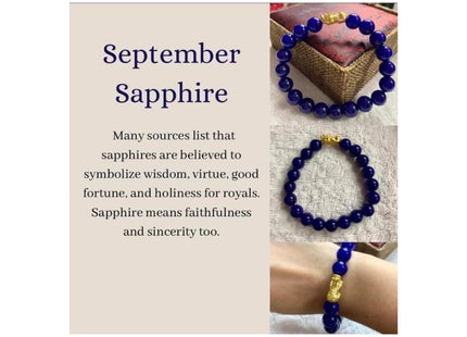 Sapphire Birthstone Bracelet (SEPTEMBER)