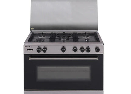 Tecnogas TFG8050CRVSSC 80cm Range, 5-Gas Burner, 102L Gas Oven