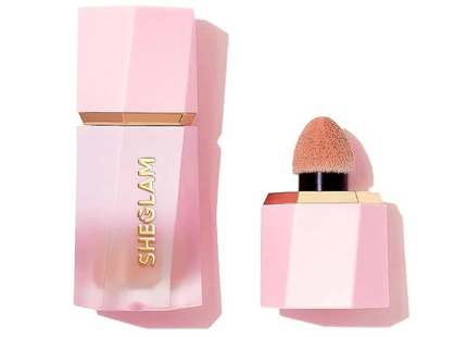 SHEGLAM Makeup - Color Bloom Liquid Blush Matte Finish - Long-wearing Waterproof Gel-Cream Blush with Sponge Tip Applicator, 5.2 grams, 1.0 count, 1