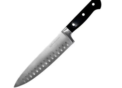 KITCHEN PRO 8 inches Sharp Cutting Edge Chef's Knife with Recessed Kullens