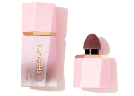 SHEGLAM Makeup - Color Bloom Liquid Blush Matte Finish - Long-wearing Waterproof Gel-Cream Blush with Sponge Tip Applicator, 5.2 grams, 1.0 count, 1