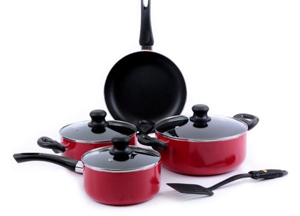 Royalford RF6082 8 Pcs Aluminum Non-Stick Cookware Set