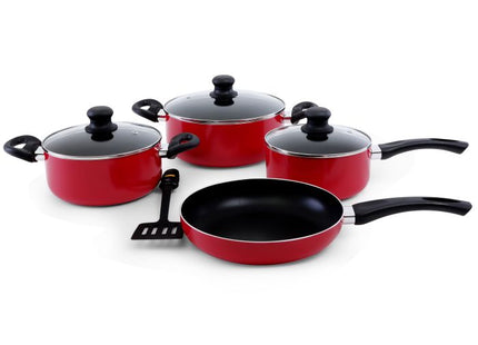 Royalford RF6082 8 Pcs Aluminum Non-Stick Cookware Set