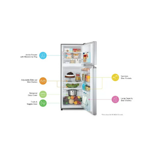 Panasonic Refrigerator NR-BQ241VS 8.6 cu. ft. 2 Door Top Mount Freezer Direct Cool Inverter